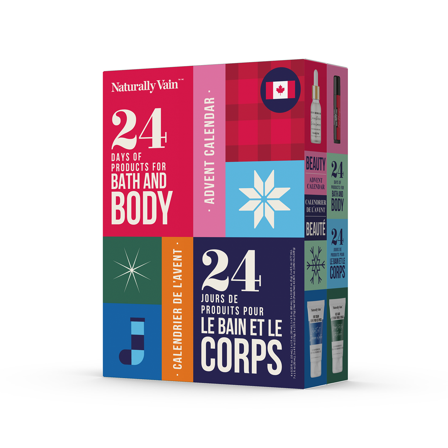 NEW! 24 Days of Bath and Body Bliss - (10 FULL SIZE ITEMS) Advent Self-Care for Every Day