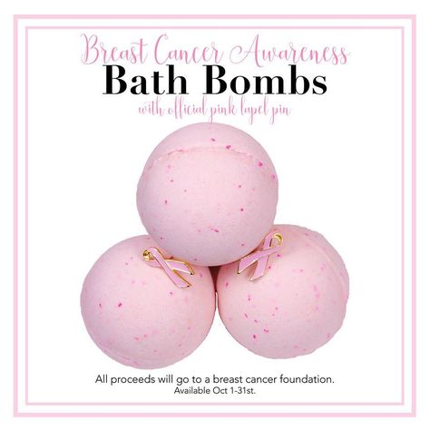 Breast Cancer Canada Bath Bomb