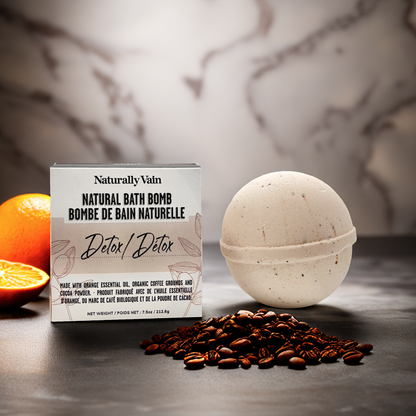 Detox: Natural Bath Bomb to Cleanse and Revitalize the Body