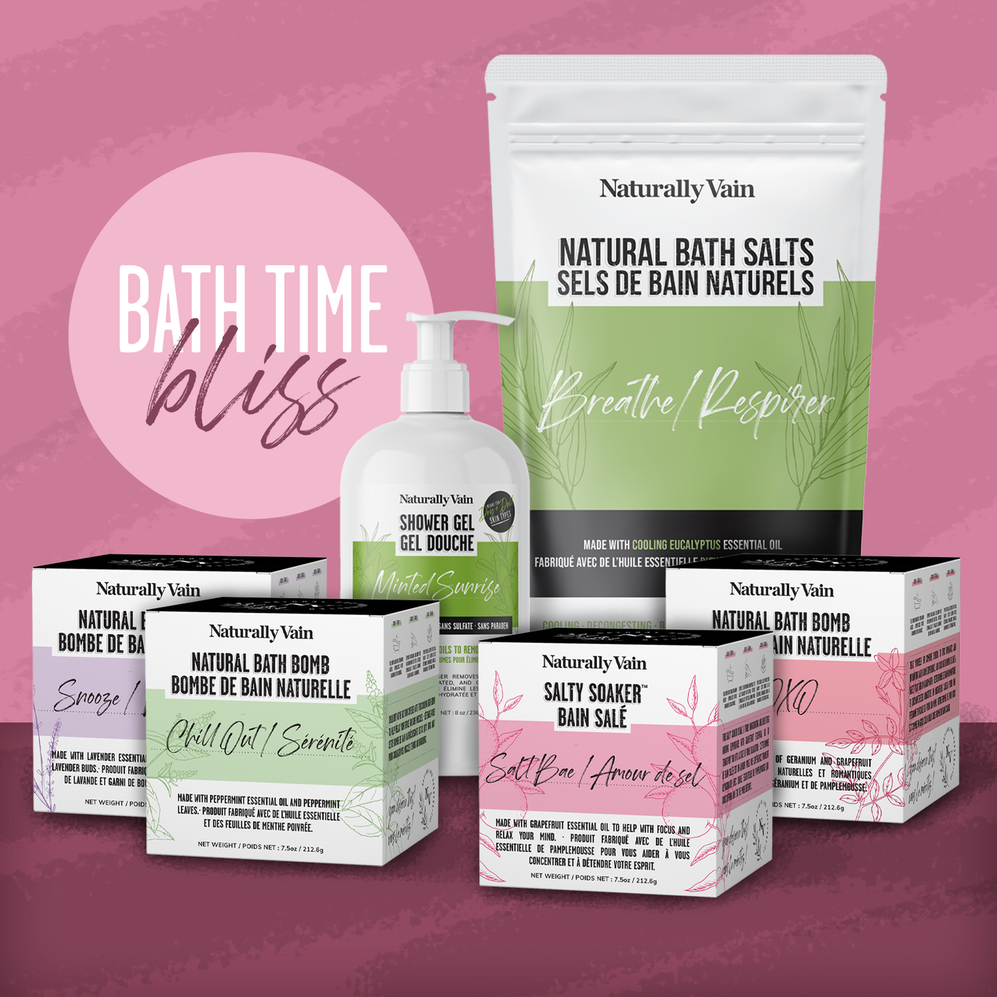 Bath Lovers Bundle: Indulgent Bath Essentials for Ultimate Relaxation and Soothing Comfort ($10 Donated to CHEO)