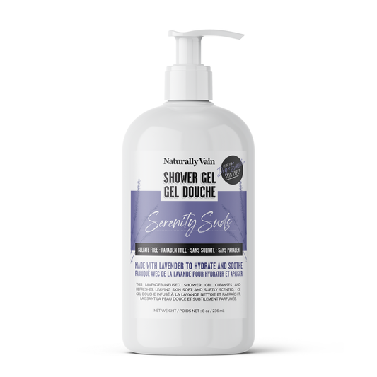 Serenity Suds: Shower Gel to Calm, Soothe, Rejuvenate