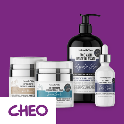 Timeless Radiance Bundle: Age-Defying Facial Essentials for Youthful, Glowing Skin ($10 Donated to CHEO)