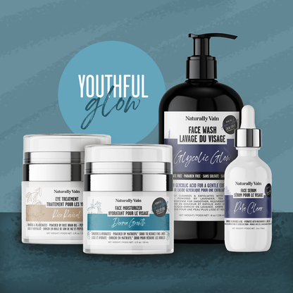 Timeless Radiance Bundle: Age-Defying Facial Essentials for Youthful, Glowing Skin ($10 Donated to Heart&Stroke)