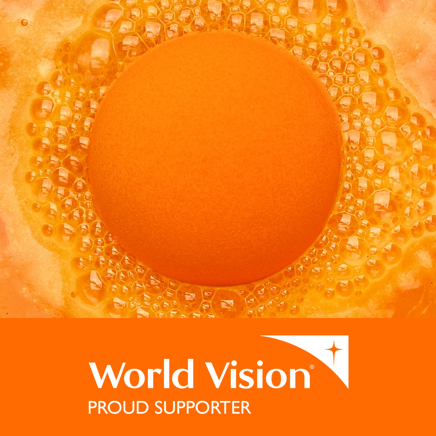 Orange Horizon: Bath Bomb to Support World Vision